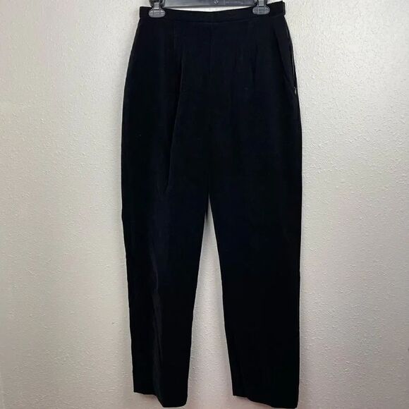 Pendleton Pants - Pendleton Black Velour Pants Size 8 EUC